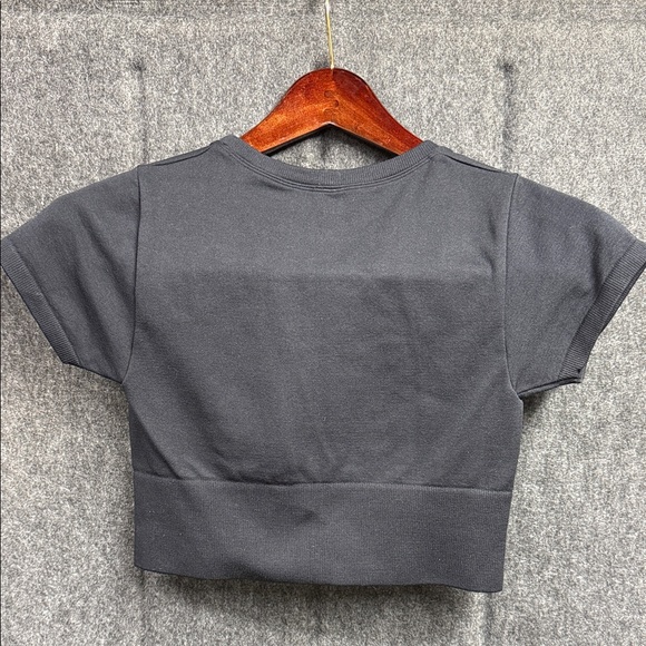 Offline Classic Black Women's Crop Top - Picture 3 of 5